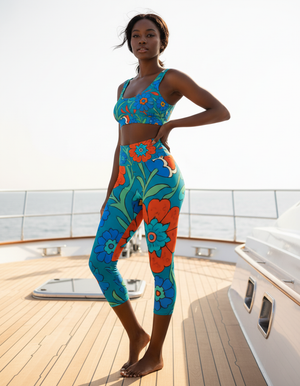 Aegean capri yoga leggings
