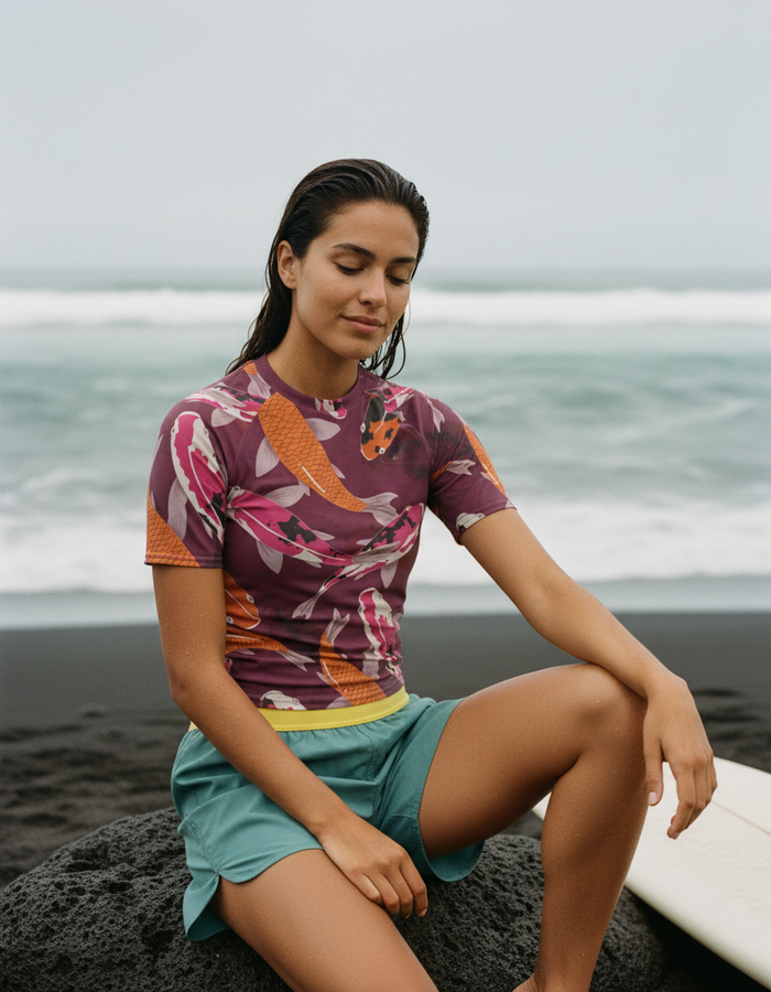 Rashguard — Women's Electric Fuchsia Nami