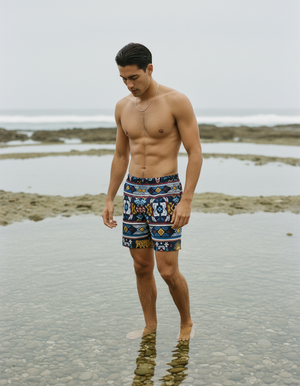 Amaranth Sol men's swim trunks