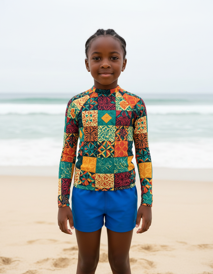 Rashguard — Kids Hot Pink Pulse