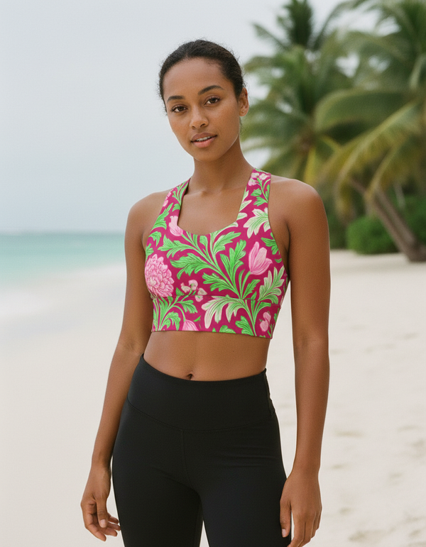 Ocean Muse Jasmine Longline Sports Bra