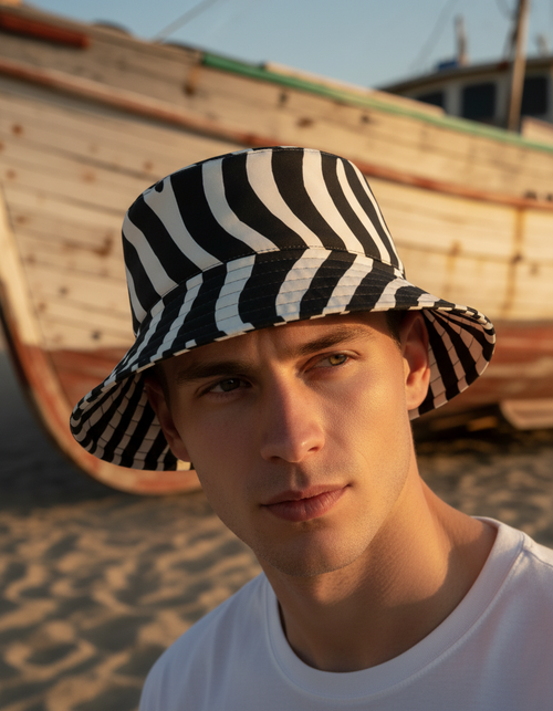 Stripes bucket hats