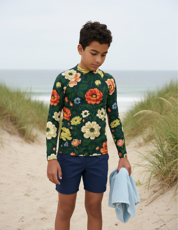 Rashguard — Youth Runway Emerald Elysium