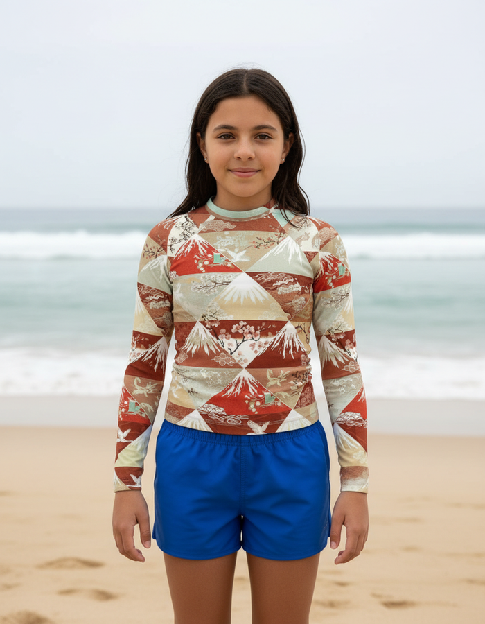 Rashguard — Youth Burnt Sienna Zenith