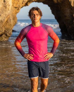 Solstice Rash Guard Men's Rashguard — Lolekai