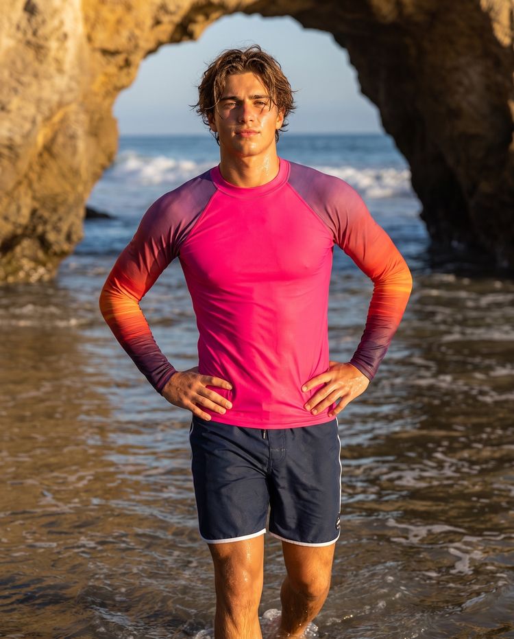 Men's Sunset Rash Guard
