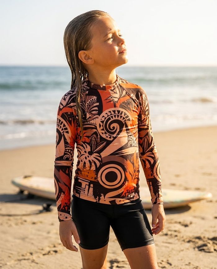 Rashguard — Girls Makani Lehua