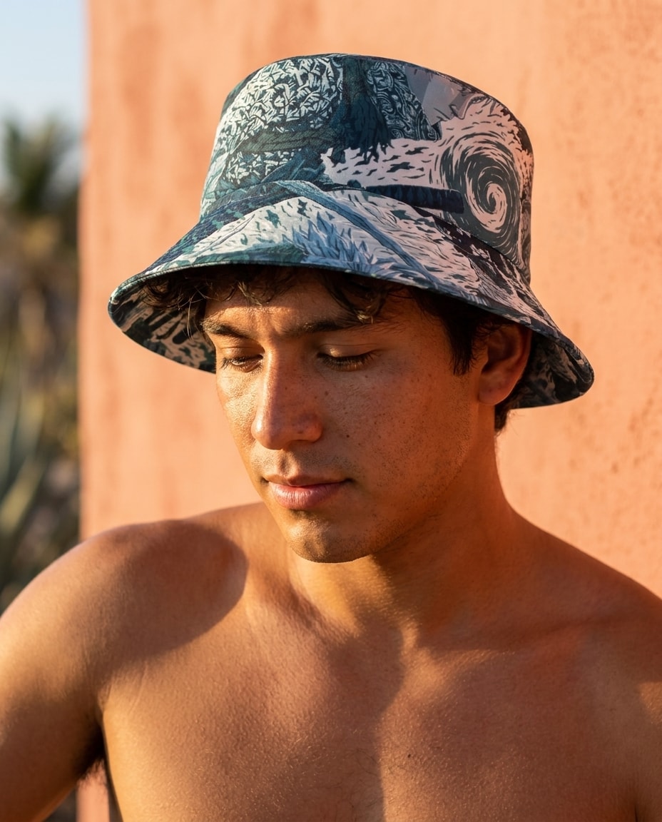Bucket Hat in Transformative Teal Senjin