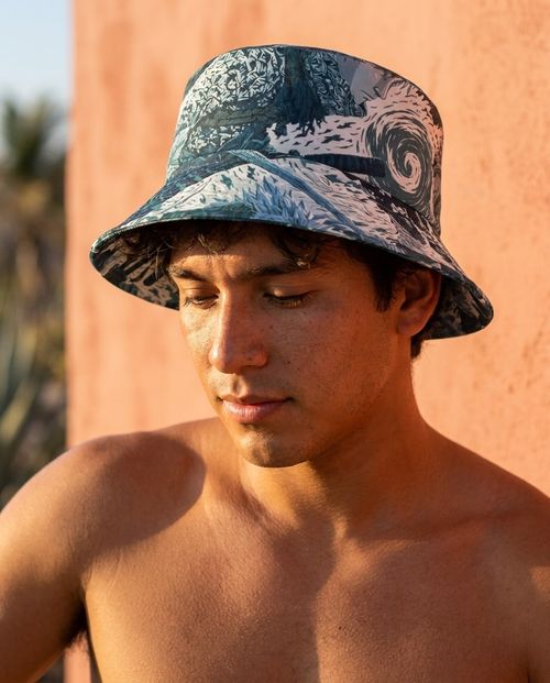 Transformative Teal Senjin Bucket Hat bucket hat
