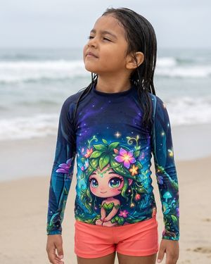Girls Dryad girls rashguards
