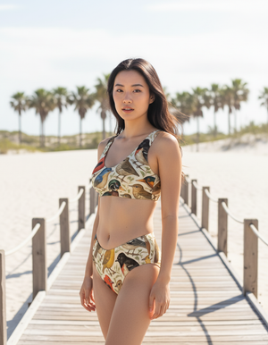 Peregrine High-Waisted Bikini High-Waisted Bikini — Dripper