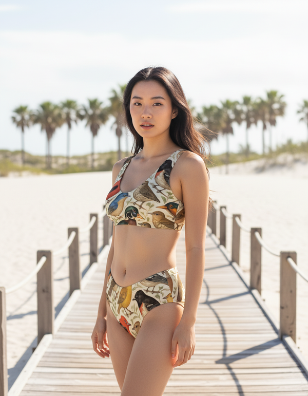 Audubon Bird Collection high-waisted bikinis