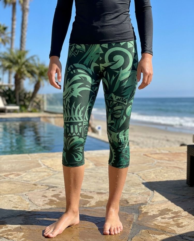 Runway Emerald Nalu Poni swim & gym leggings