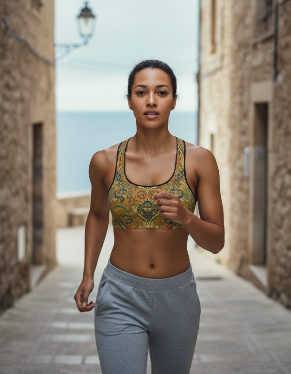 Ottoman Floral classic sports bras