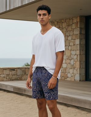 Rhodonite Mirage Men's Swim Trunks bikini — Dripper