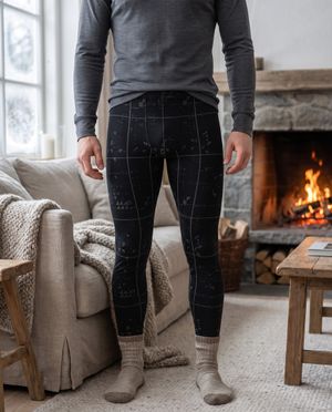 Ink Quadrille men's base layer bottoms