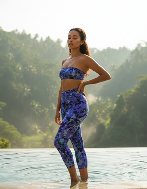 Veil Capri Yoga Leggings Capri Yoga Leggings — Dripper