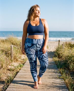 Marina Lani Lehua plus size leggings