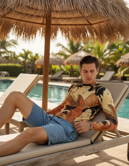 Hikari Rash Guard Men's Rashguard — Dripper