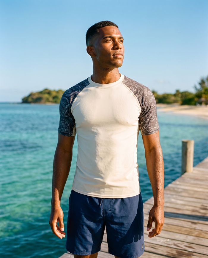 Rashguard — Men's White Onyx