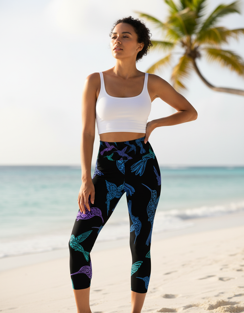 Aether Capri Yoga Leggings Capri Yoga Leggings — Dripper