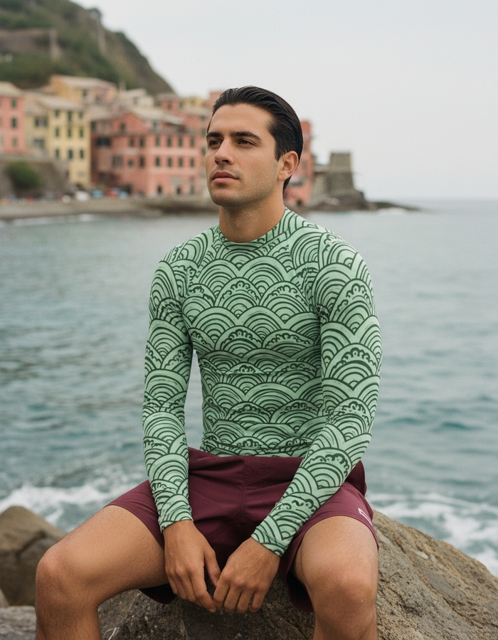 Rashguard — Men's Runway Emerald Aoi
