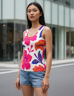 Women's Sari women's tank tops