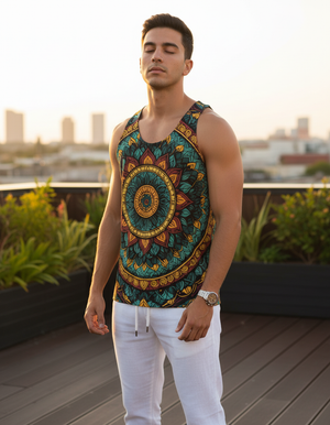 Mosaic Tank Top Men's Tank Top — Dripper
