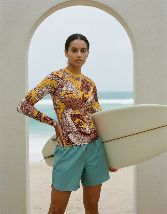Rashguard — Women's Oxblood Ember