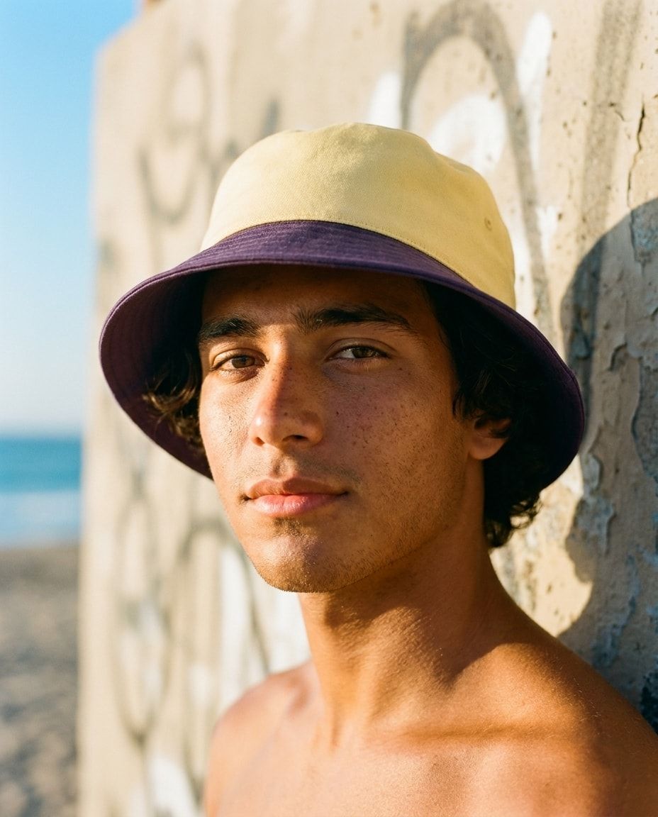 Plum Custard bucket hats