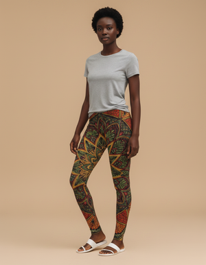 Lotus Leggings Women's Leggings — Dripper