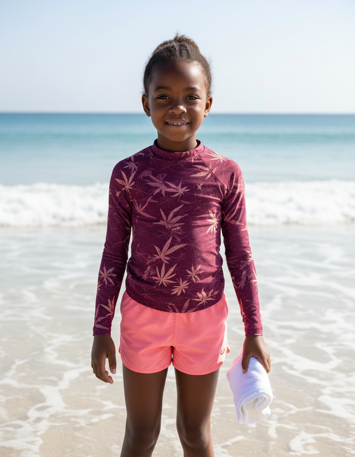 Rashguard — Kids Electric Fuchsia Mizu