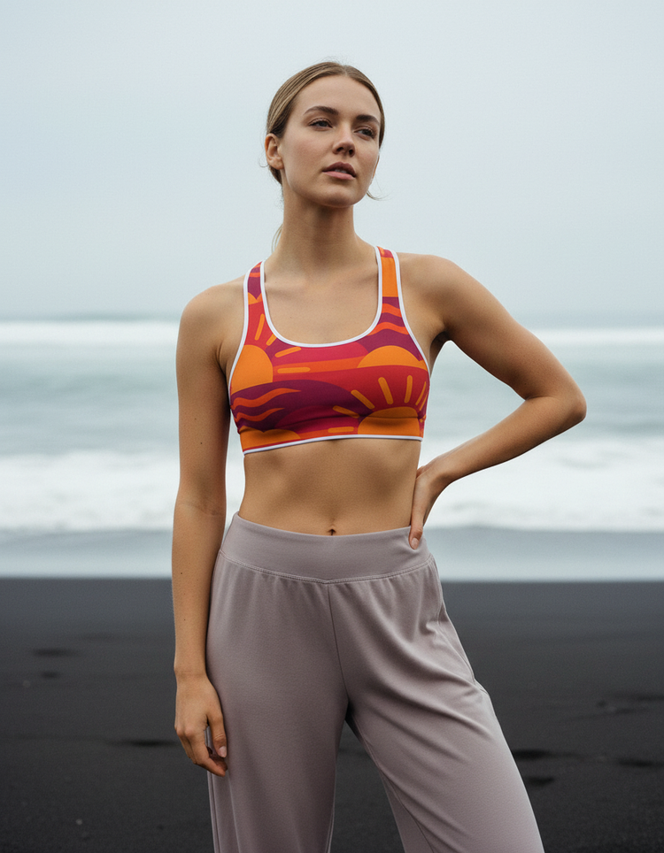 Evening Bliss Sunset Sports Bra