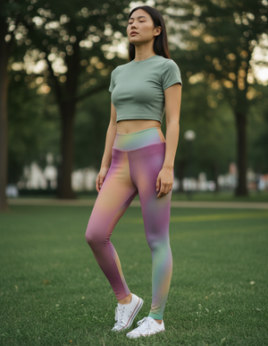Amaranth Chroma Leggings Women's Leggings — Dripper