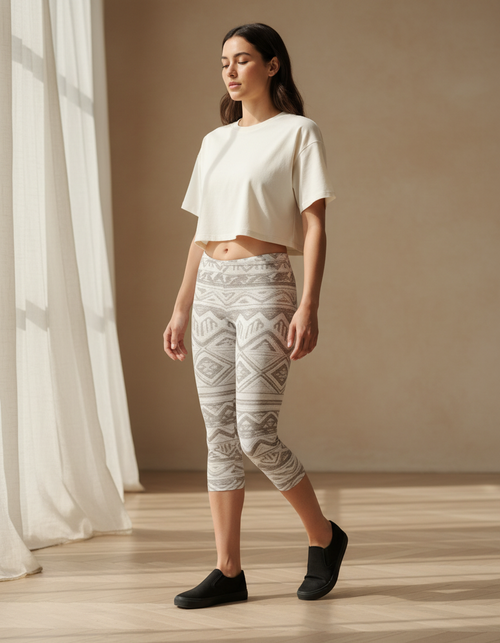 White Onyx Quipu leggings