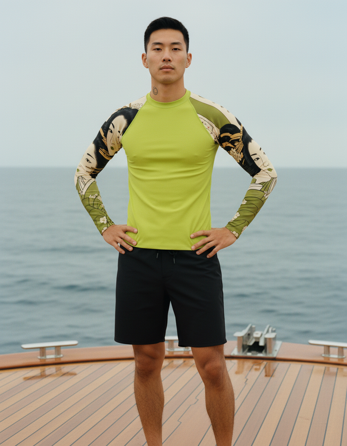 Rashguard — Men's Runway Chartreuse Yume
