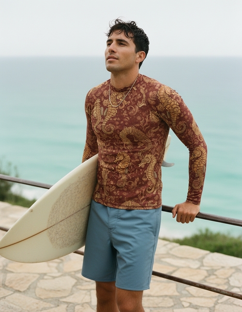 Men's Muskmelon Triton men's rashguards