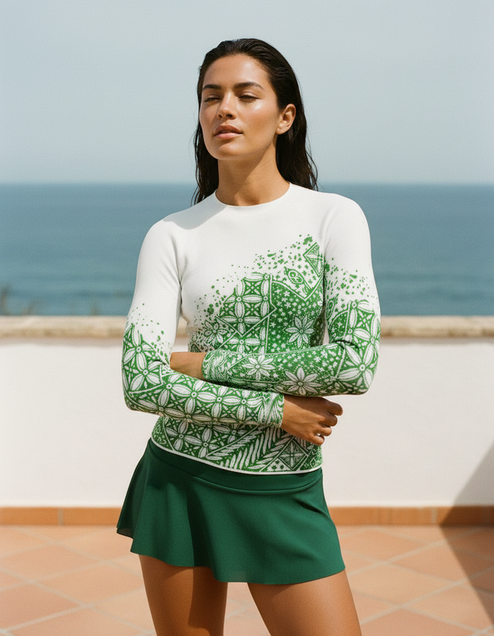 Rashguard — Women's Emerald Aksara