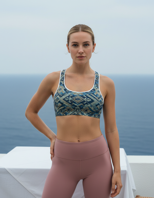 Blue Aura Chroma sports bras