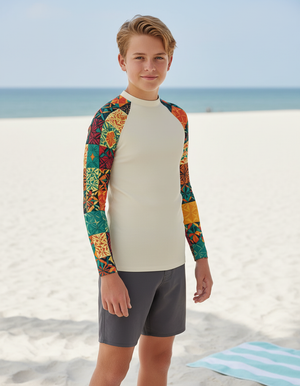 Youth Angora Pulse youth rashguards