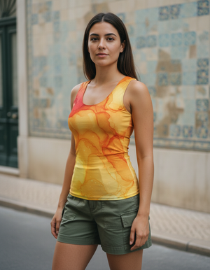 Women's Lemon Yellow Elysium women's tank tops