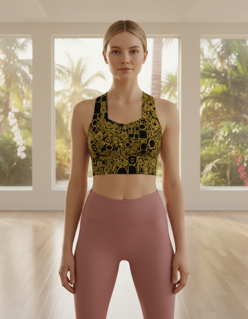 Chiaroscuro longline sports bras