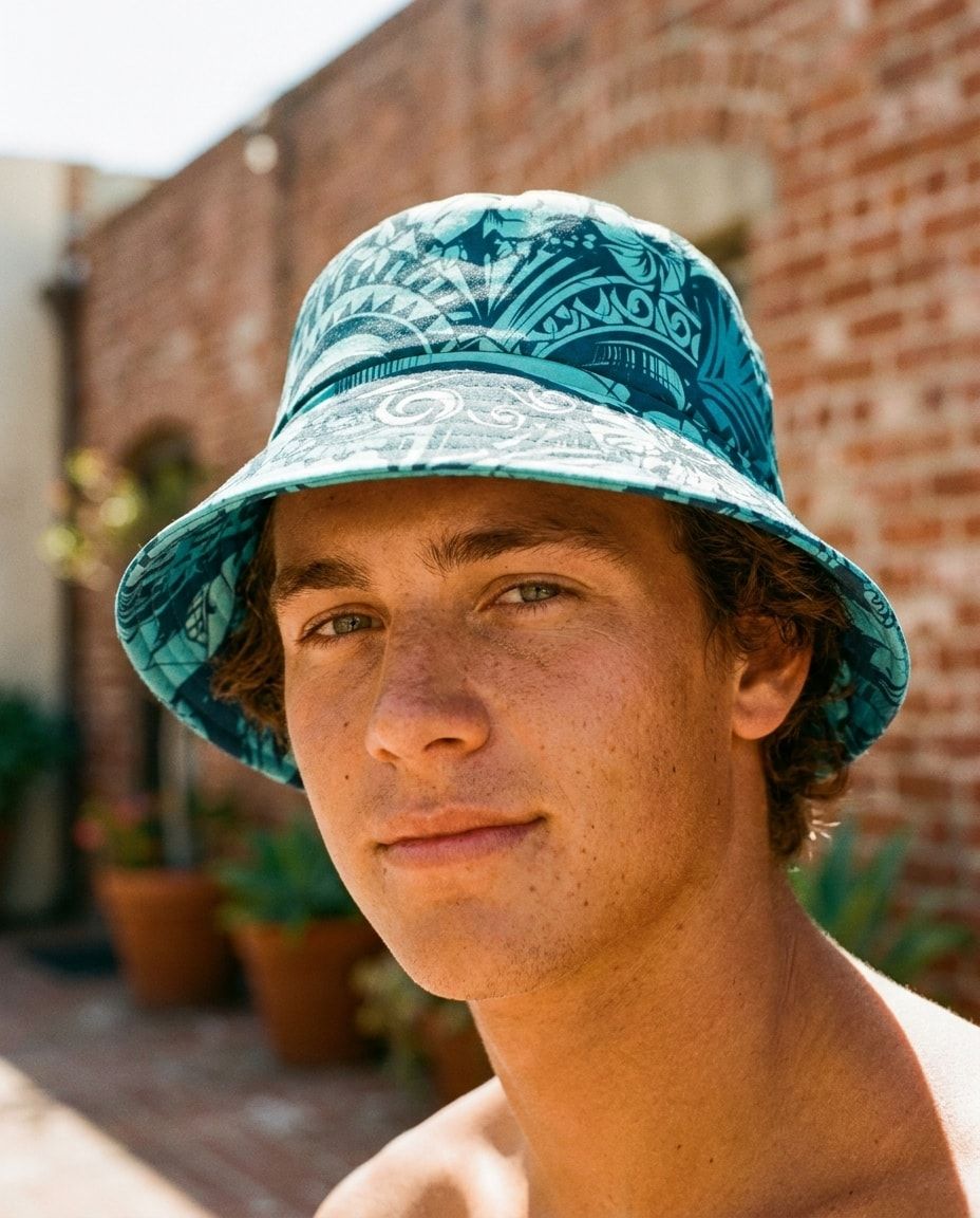Turquoise Honua Kai bucket hats — view 1 of 2