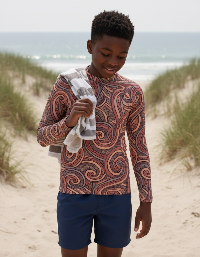 Rashguard — Youth Tea Rose Spectrum