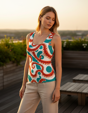 Tide Tank Top Women's Tank Top — Dripper