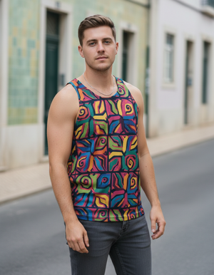 Men's Alexandrite Tango tank tops