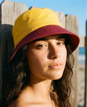 Maroon Gold bucket hats