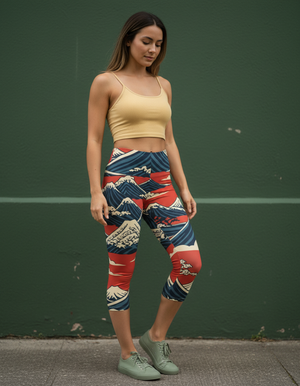 Koi capri leggings