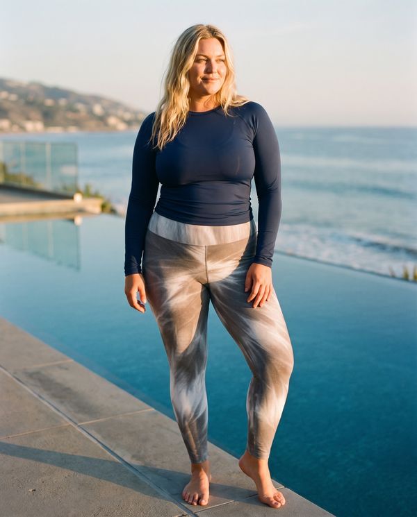 Ice-dye Collection Leggings plus-size leggings