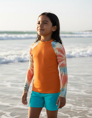 Coral Nebula Kids Rash Guard Kids Rash Guard — Dripper